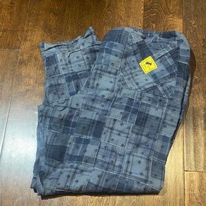 Skidz Patchwork men’s pants size OS navy / blue